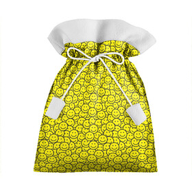 Подарочный 3D мешок с принтом Смайлики в Белгороде, 100% полиэстер | Размер: 29*39 см | Тематика изображения на принте: emoji | emoticons | smile | знак | колобок | позитив | рожица | символ | смайл | смайлики | улыбка | эмодзи