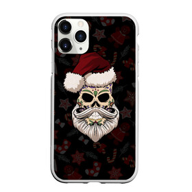 Чехол для iPhone 11 Pro Max матовый с принтом El Santa в Белгороде, Силикон |  | 2021 | bones | christmas | death | death day | happy | merry christmas | merry x mas | mexico | new year | santa | santa claus | scull | smile | борода | дед мороз | кости | мексика | новогодний | новый год | с новым годом | санта | скелет | счастливый | 