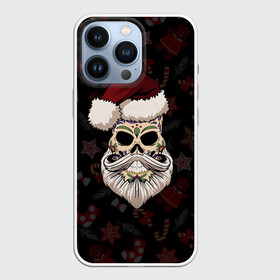 Чехол для iPhone 13 Pro с принтом El Santa в Белгороде,  |  | 2021 | bones | christmas | death | death day | happy | merry christmas | merry x mas | mexico | new year | santa | santa claus | scull | smile | борода | дед мороз | кости | мексика | новогодний | новый год | с новым годом | санта | скелет | счастливый | 