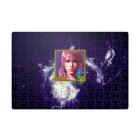 Пазл магнитный 126 элементов с принтом Final Fantasy в Белгороде, полимерный материал с магнитным слоем | 126 деталей, размер изделия —  180*270 мм | Тематика изображения на принте: girl | hieroglyph | portrait | девушка | иероглиф | портрет