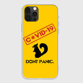 Чехол для iPhone 12 Pro с принтом Dont Panic (covid-19) в Белгороде, силикон | область печати: задняя сторона чехла, без боковых панелей | 19 | covid | covid 19 | dont | home | ncov | panic | stay | антивирус | антикоронавирус | без | белка | вирус | дома | ковид | корона | коронавирус | мой | оставайся | паники | руки | сиди