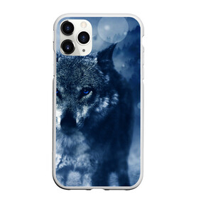 Чехол для iPhone 11 Pro Max матовый с принтом Красивый волк в Белгороде, Силикон |  | wolf | ауф | волк | волчонок | зима | синеглазый волк