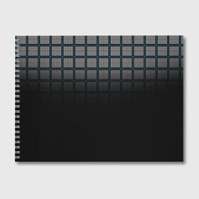 Альбом для рисования с принтом клетка в Белгороде, 100% бумага
 | матовая бумага, плотность 200 мг. | геометрия | клетка | линии | полоски | полосы | ровно | серый | сетка | синий | темный | точки | черный