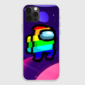 Чехол для iPhone 12 Pro Max с принтом AMONG US - RAINBOW SPACE в Белгороде, Силикон |  | Тематика изображения на принте: among | among us | amongus | crewmate | game | games | imposter | impostor | logo | monster | sabotage | shhh | амонг | амонг ас | амонгас | игра | игры | импостер | космос | крюмейт | лого | логотип | логотипы | монстр | саботаж | символ | сим