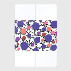 Магнитный плакат 2Х3 с принтом Геометрический узор в Белгороде, Полимерный материал с магнитным слоем | 6 деталей размером 9*9 см | Тематика изображения на принте: 3д эффект | графика | квадраты | объемные фигуры | разноцветные круги