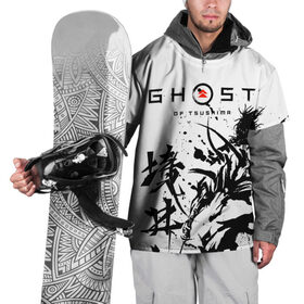 Накидка на куртку 3D с принтом Ghost of Tsushima в Белгороде, 100% полиэстер |  | 