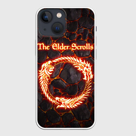 Чехол для iPhone 13 mini с принтом THE ELDER SCROLLS в Белгороде,  |  | Тематика изображения на принте: eld old scroll | old scroll | scrolls skyrim | scrolls v skyrim | the elder online | the elder scrolls | древние свитки. | игра | скайрим | элдер скролс