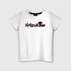 Детская футболка хлопок с принтом Настя Усеева DREAMTEAM HOUSE в Белгороде, 100% хлопок | круглый вырез горловины, полуприлегающий силуэт, длина до линии бедер | dreamteam | dreamteamhouse | tiktok | блогер | дримтим | настя усеева | тикток