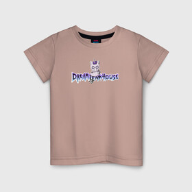 Детская футболка хлопок с принтом Даня Милохин DREAMTEAM HOUSE в Белгороде, 100% хлопок | круглый вырез горловины, полуприлегающий силуэт, длина до линии бедер | danya_milokhin | dreamteam | dreamteamhouse | tiktok | блогер | дримтим | тикток