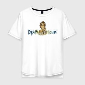 Мужская футболка хлопок Oversize с принтом Никита Мимимишка DREAMTEAM в Белгороде, 100% хлопок | свободный крой, круглый ворот, “спинка” длиннее передней части | dreamteam | dreamteamhouse | tiktok | блогер | дримтим | мимимишка | никитамимимишка | тикток