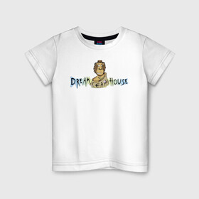 Детская футболка хлопок с принтом Никита Мимимишка DREAMTEAM в Белгороде, 100% хлопок | круглый вырез горловины, полуприлегающий силуэт, длина до линии бедер | dreamteam | dreamteamhouse | tiktok | блогер | дримтим | мимимишка | никита мимимишка | тикток