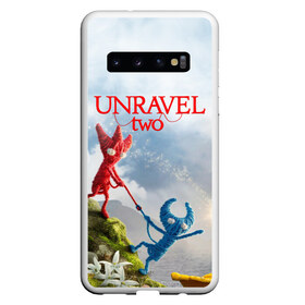 Чехол для Samsung Galaxy S10 с принтом Unravel Two (Z) в Белгороде, Силикон | Область печати: задняя сторона чехла, без боковых панелей | coldwood interactive | unravel | unravel two | головоломка | красная пряжа | распутать | семейная игра | ярни