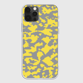 Чехол для iPhone 12 Pro Max с принтом Ultimate Urban Camo в Белгороде, Силикон |  | 2021 | pantone | городской | желтый | камуфляж | пиксельный | урбан | цвет года