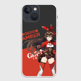 Чехол для iPhone 13 mini с принтом Genshin Impact Amber в Белгороде,  |  | amber | anime | game | genshin impact | rpg | аниме | геншин импакт | девушка | игра | персонаж | рпг | тян | эмбер