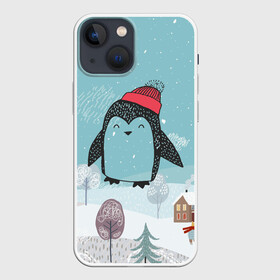 Чехол для iPhone 13 mini с принтом Милый пингвин в Белгороде,  |  | 2021 | 7 января | bull | newyear | santa | бык | быки | бычок | год быка | дед мороз | корова | новогодние каникулы | новогодние праздники | новый 2021 | новый год | новый год 2021 | рождество | сани | санта | санта клаус