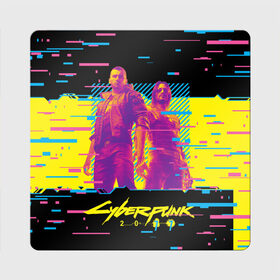 Магнит виниловый Квадрат с принтом Cyberpunk 2077 - Взлом системы в Белгороде, полимерный материал с магнитным слоем | размер 9*9 см, закругленные углы | 2077 | cd | cdprojectd | cyber | game | gamer | pank | project | punk | red | steam | syber | syberpank | valve | декабрь | игра | игра2020 | иградекабрь | игры | кибер | киберпан | панк | суберпунк | топигра