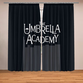 Фотошторы с принтом Umbrella Academy в Белгороде, Блэкаут (светозащита 90%) / Габардин (светозащита 40% | 2 полотна шириной по 145 см; Высота 200-300 см; Крепление: шторная лента (на крючки); | 5 | academy umbrella | cha cha | diego | hazel | klaus | vanya | академия амбрелла | ваня харгривз | диего | пятый | харгривз | хейзел | хейзел и чача | чача