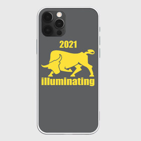 Чехол для iPhone 12 Pro Max с принтом Illuminating бык 2021 в Белгороде, Силикон |  | bull | new year | pantone | power | symbol | ultimate grey | мощь | новый год | сила | символ | энергия