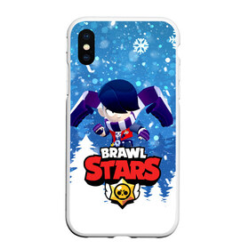 Чехол для iPhone XS Max матовый с принтом Brawl Stars Эдгар в Белгороде, Силикон | Область печати: задняя сторона чехла, без боковых панелей | 2021.new year | brawl | brawl stars | christmas | edgar | stars | бравл старс | брол старс | игра | мобильная игра | мобильные игры | новогодний | новый год | рождественский | эдгар