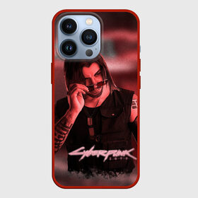 Чехол для iPhone 13 Pro с принтом Johnny Silverhand Cyberpunk в Белгороде,  |  | ceberpunk | johnny | silverhand | андроид | джонни | киану | киберпанк | киборг | ривз | сильверхенд
