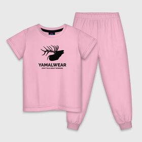 Детская пижама хлопок с принтом Yamalwear в Белгороде, 100% хлопок |  брюки и футболка прямого кроя, без карманов, на брюках мягкая резинка на поясе и по низу штанин
 | salekhard | yamal | yanao | арт | минимализм | рисунок | салехард | север | ямал | янао