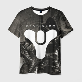 Мужская футболка 3D с принтом DESTINY в Белгороде, 100% полиэфир | прямой крой, круглый вырез горловины, длина до линии бедер | beyond light | destiny | destiny 2 | дестини | игры