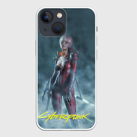 Чехол для iPhone 13 mini с принтом Cyberpunk 2077 Девушка с розовыми волосами в Белгороде,  |  | 2077 | action | cyberpunk | cyberpunk 2077 | rpg | игра | киберпанк | найт сити | рпг