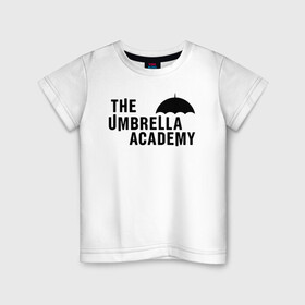 Детская футболка хлопок с принтом umbrella academy в Белгороде, 100% хлопок | круглый вырез горловины, полуприлегающий силуэт, длина до линии бедер | academy | umbrella | umbrella academy | адам годли | академия | академия амбрелла | амбрелла | дэвид кастанеда | колм фиори | кэмерон бриттон | мэри джей блайдж
джон магаро | роберт шиэн | том хоппер | эллиот пейдж