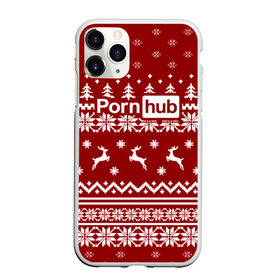 Чехол для iPhone 11 Pro матовый с принтом PornHub Свитер в Белгороде, Силикон |  | brazzers | hub | браззерс | новогодний | праздничный | рождественский