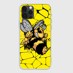 Чехол для iPhone 12 Pro Max с принтом Дикая пчела в Белгороде, Силикон |  | дикая пчела | жало | мед | насекомые | опасность | соты | текстура | шершень