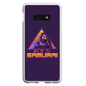 Чехол для Samsung S10E с принтом Сyberpunk 2077 SAMURAI в Белгороде, Силикон | Область печати: задняя сторона чехла, без боковых панелей | Тематика изображения на принте: 2077 | cyberpunk | cyberpunk 2077 | neon | samurai | джонни сильверхенд | киану ривз | киберпанк | киберпанк 2077 | неон | самурай