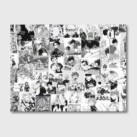 Альбом для рисования с принтом Haikyu в Белгороде, 100% бумага
 | матовая бумага, плотность 200 мг. | haikyu | аниме | бокуро | волейбол | кагеяме | манга | тецуро | хината | цукишима
