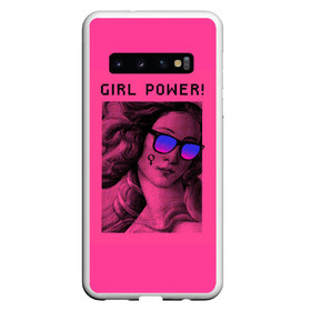 Чехол для Samsung Galaxy S10 с принтом girl power! в Белгороде, Силикон | Область печати: задняя сторона чехла, без боковых панелей | Тематика изображения на принте: 