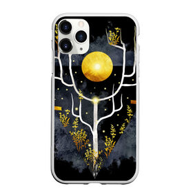 Чехол для iPhone 11 Pro матовый с принтом графит и золото дерево жизни в Белгороде, Силикон |  | абстрактный | весна | ветви | дерево  свет | жизнь | звёзды | золотото | ночь | процветание | растения | расцвет | рост | символ | солнце | стилизация | стиль | треугольник | этно