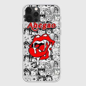Чехол для iPhone 12 Pro Max с принтом Ahegao в Белгороде, Силикон |  | Тематика изображения на принте: ahegao | manga | ахегао | комиксы | лицо | манга | паттрен | чернобелый | эмоции
