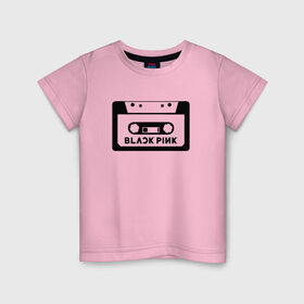 Детская футболка хлопок с принтом BLACKPINK в Белгороде, 100% хлопок | круглый вырез горловины, полуприлегающий силуэт, длина до линии бедер | 