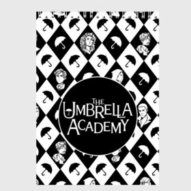 Скетчбук с принтом АКАДЕМИЯ АМБРЕЛЛА в Белгороде, 100% бумага
 | 48 листов, плотность листов — 100 г/м2, плотность картонной обложки — 250 г/м2. Листы скреплены сверху удобной пружинной спиралью | netflix | the umbrella academy | академия амбрелла | вампир академия | лютер. | сериал нетфликс | элен пейдж