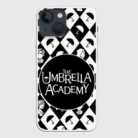 Чехол для iPhone 13 mini с принтом АКАДЕМИЯ АМБРЕЛЛА в Белгороде,  |  | netflix | the umbrella academy | академия амбрелла | вампир академия | лютер. | сериал нетфликс | элен пейдж