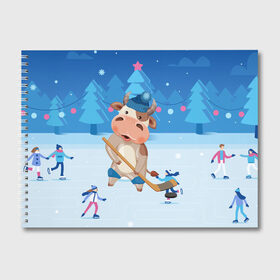 Альбом для рисования с принтом Бык играет в хоккей в Белгороде, 100% бумага
 | матовая бумага, плотность 200 мг. | Тематика изображения на принте: 2021 | 7 января | bull | newyear | santa | бык | быки | бычок | год быка | дед мороз | корова | новогодние каникулы | новогодние праздники | новый 2021 | новый год | новый год 2021 | рождество | сани | санта | санта клаус