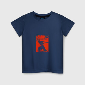 Детская футболка хлопок с принтом Dark Souls в Белгороде, 100% хлопок | круглый вырез горловины, полуприлегающий силуэт, длина до линии бедер | dark souls | дарк соулс | игра | персонаж | рпг | рыцарь | средневековье | тёмные души
