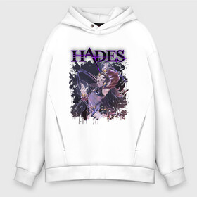 Мужское худи Oversize хлопок с принтом Hades Nyx (Z) в Белгороде, френч-терри — 70% хлопок, 30% полиэстер. Мягкий теплый начес внутри —100% хлопок | боковые карманы, эластичные манжеты и нижняя кромка, капюшон на магнитной кнопке | Тематика изображения на принте: aid | hades | nyx | roguelike | thanatos | zagreus | аид | гадес | загрей | никс | рогалик | танатос