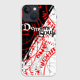 Чехол для iPhone 13 mini с принтом DEMONS SOULS в Белгороде,  |  | daemon souls | demon s souls | demon souls | game | rpg | to souls | демон соулс | игра souls | рпг.