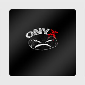 Магнит виниловый Квадрат с принтом Onyx в Белгороде, полимерный материал с магнитным слоем | размер 9*9 см, закругленные углы | Тематика изображения на принте: fredro starr | onyx | rap | sonny seeza | sticky fingaz | оникс | рэп