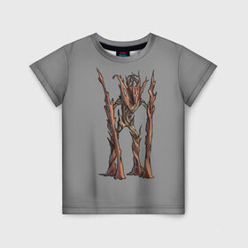 Детская футболка 3D с принтом Магическое дерево в Белгороде, 100% гипоаллергенный полиэфир | прямой крой, круглый вырез горловины, длина до линии бедер, чуть спущенное плечо, ткань немного тянется | branch | magic | monster | tree | великан | ветки | дерево | кора | стоит