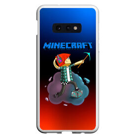 Чехол для Samsung S10E с принтом Minecraft в Белгороде, Силикон | Область печати: задняя сторона чехла, без боковых панелей | minecraft | алекс | белый | блоки | ведьма | взрывчатка | визера | волк | гаст | добывать | дракон | зеленый куб | зомби | игра | крафт | крипер | кубики | лошадка | майн | майнкрафт | манкрафт | овечка | оцелот