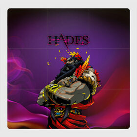 Магнитный плакат 3Х3 с принтом Hades в Белгороде, Полимерный материал с магнитным слоем | 9 деталей размером 9*9 см | Тематика изображения на принте: game | games | hades | аид | арт | загрей | хадес | хадэс
