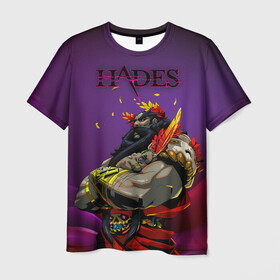 Мужская футболка 3D с принтом Hades в Белгороде, 100% полиэфир | прямой крой, круглый вырез горловины, длина до линии бедер | Тематика изображения на принте: game | games | hades | аид | арт | загрей | хадес | хадэс