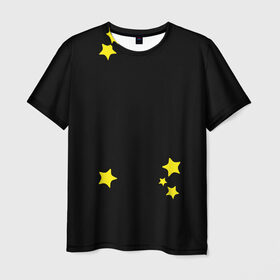 Мужская футболка 3D с принтом Звездочки в Белгороде, 100% полиэфир | прямой крой, круглый вырез горловины, длина до линии бедер | family | family look | детские | для всей семьи | семейные | семья | фэмили лук