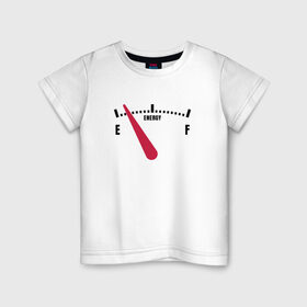 Детская футболка хлопок с принтом Energy Парные в Белгороде, 100% хлопок | круглый вырез горловины, полуприлегающий силуэт, длина до линии бедер | family | family look | детские | для всей семьи | семейные | семья | фэмили лук