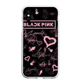 Чехол для iPhone XS Max матовый с принтом BLACKPINK в Белгороде, Силикон | Область печати: задняя сторона чехла, без боковых панелей | blackpink | blink | bts | exo | icecream | jennie | jisoo | korea | kpop | lisa | love | rose | блекпинк | девушки | корея | кпоп | музыка